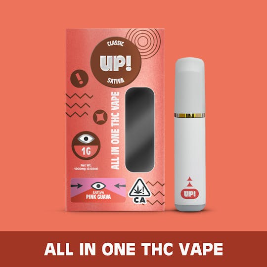UP! - Pink Guava (Sativa) Classic All-In-One Vape 1g - 1