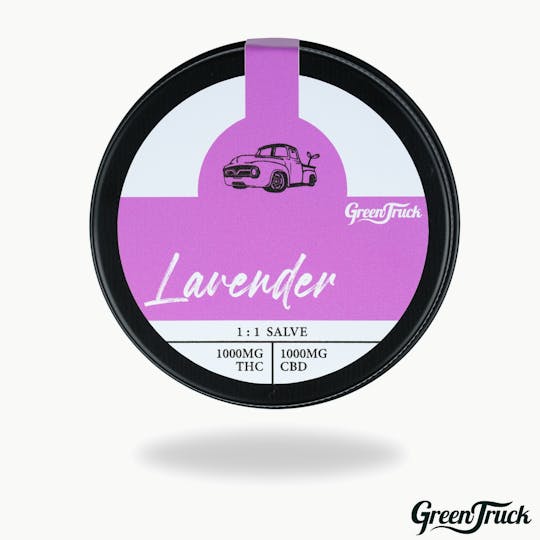 Green Truck - Green Truck - Salve: 1:1 THC/CBD - Lavender - 1