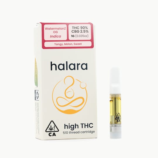 Halara - High THC - WatermelonZ OG 1G cartridge - 1