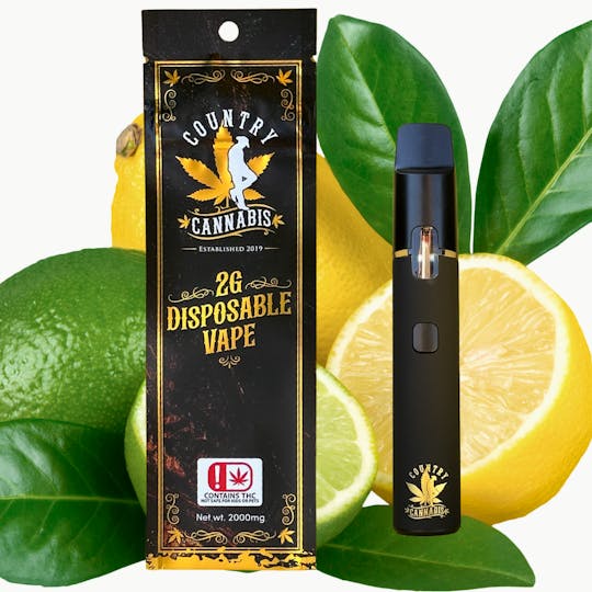 Country Cannabis - Lemon Lime | Vape | 2G - 1