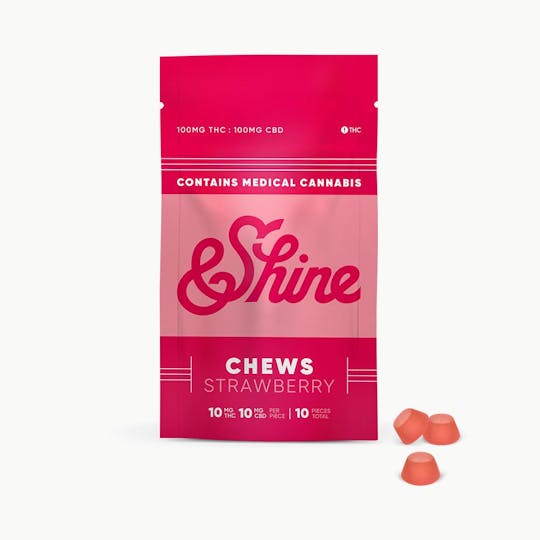 &SHINE - &Shine | 10pk Chews | Strawberry - 1