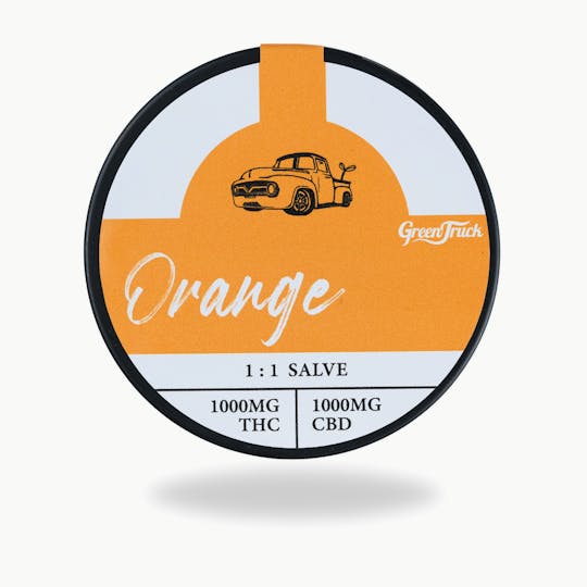 Green Truck - Green Truck - Salve: 1:1 THC/CBD - Orange - 1000mg - 1