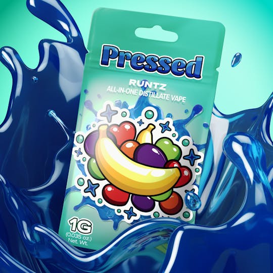 Pressed by Prismatic - Runtz All-in-One Disposable Vape 1g - 1