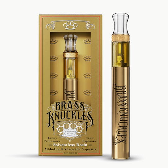 Brass Knuckles - Brass Knuckles Orange Push Pop Live Rosin All-In-One Rechargeable - 1