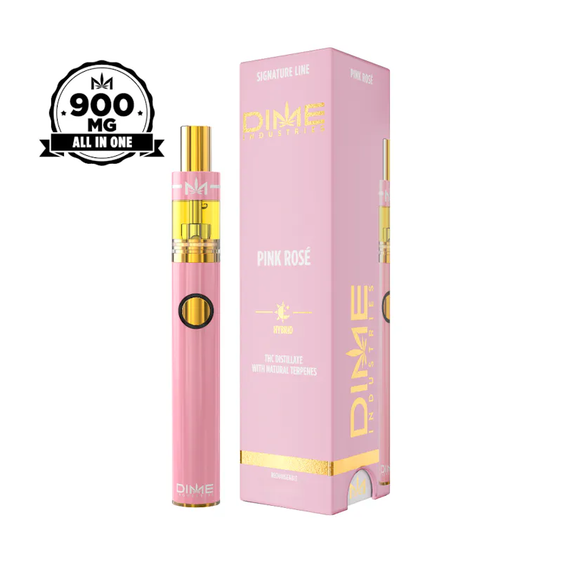 Dime Industries Pink Rose Disposable 0.9g disposable