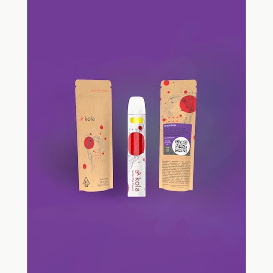 Cherry Kola Farms - GRAPE KOLA - ALL-IN-ONE HALF GRAM - 1
