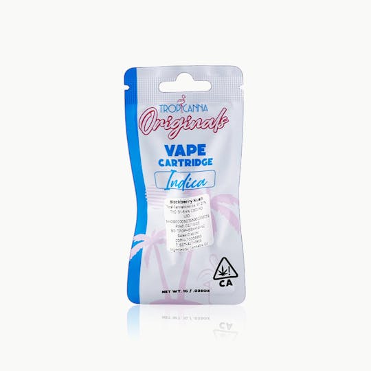 Tropicanna Originals - Blackberry Kush Cartridge 1g - 1