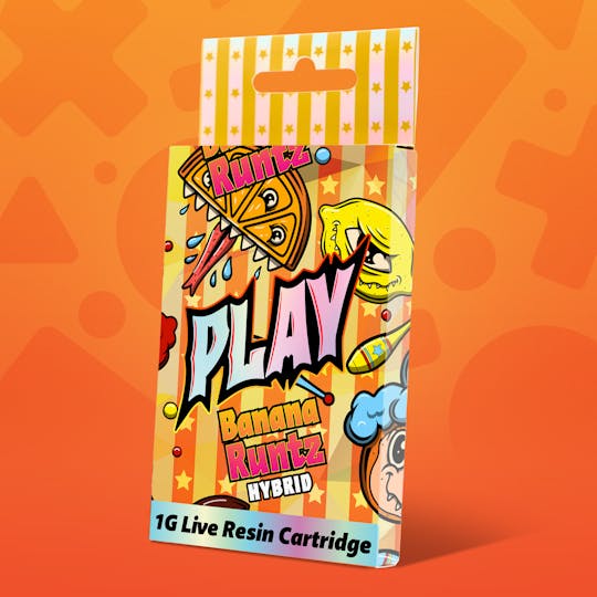 Play Michigan - Play | Banana Runtz | 1g | Live Resin Cartridge - 1