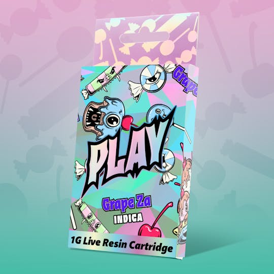 Play Michigan - Play | Grape Za | 1g | Live Resin Cartridge - 1