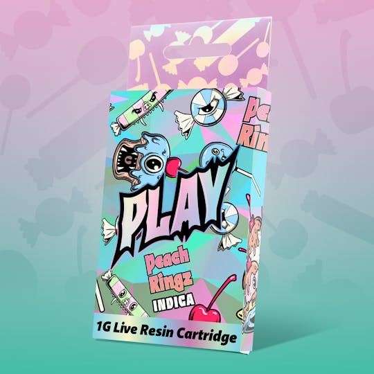 Play Michigan - Play | Peach Ringz | 1g | Live Resin Cartridge - 1