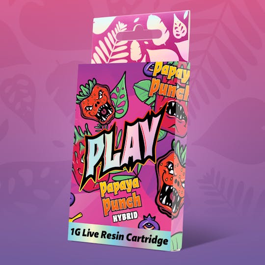 Play Michigan - Play | Papaya Punch | 1g | Live Resin Cartridge - 1