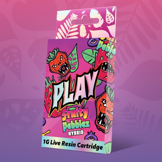 Play Michigan - Play | Fruity Pebbelz | 1g | Live Resin Cartridge - 1