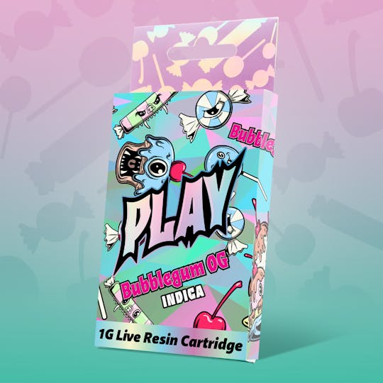 Play Michigan - Play | Bubblegum OG | 1g | Live Resin Cartridge - 1
