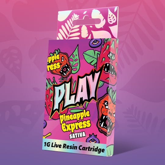 Play Michigan - Play | Pineapple Express | 1g | Live Resin Cartridge - 1