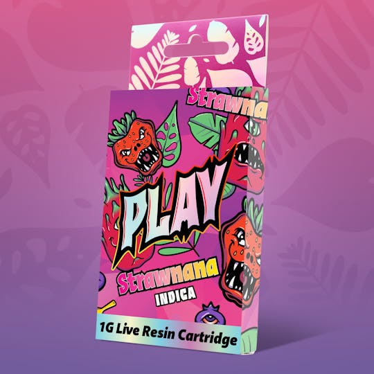 Play Michigan - Play | Strawnana | 1g | Live Resin Cartridge - 1