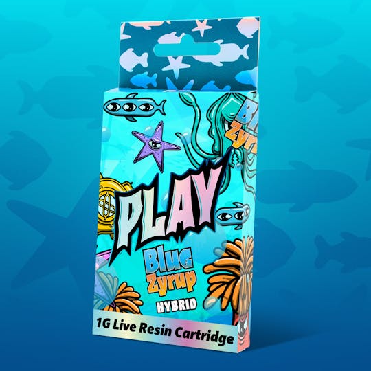 Play Michigan - Play | Blue Zyrup | 1g | Live Resin Cartridge - 1