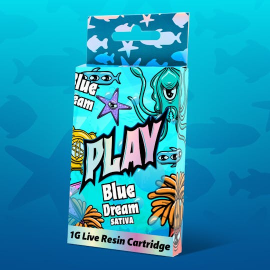 Play Michigan - Play | Blue Dream | 1g | Live Resin Cartridge - 1