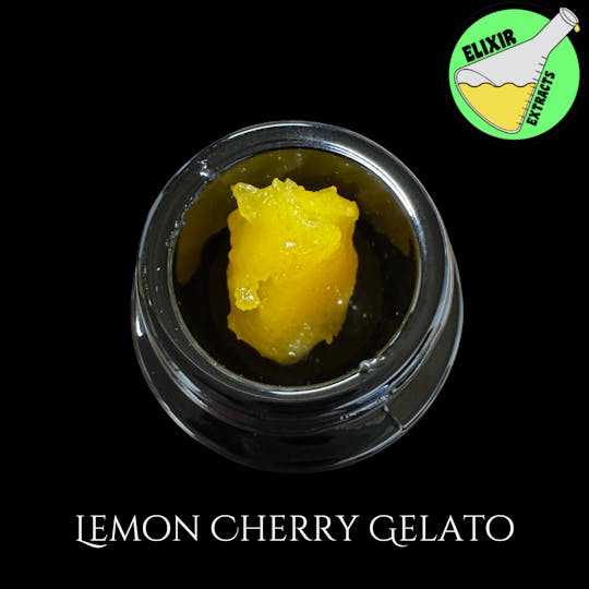 Elixir Extracts - Lemon Cherry Gelato Cured Resin (1G) - 1