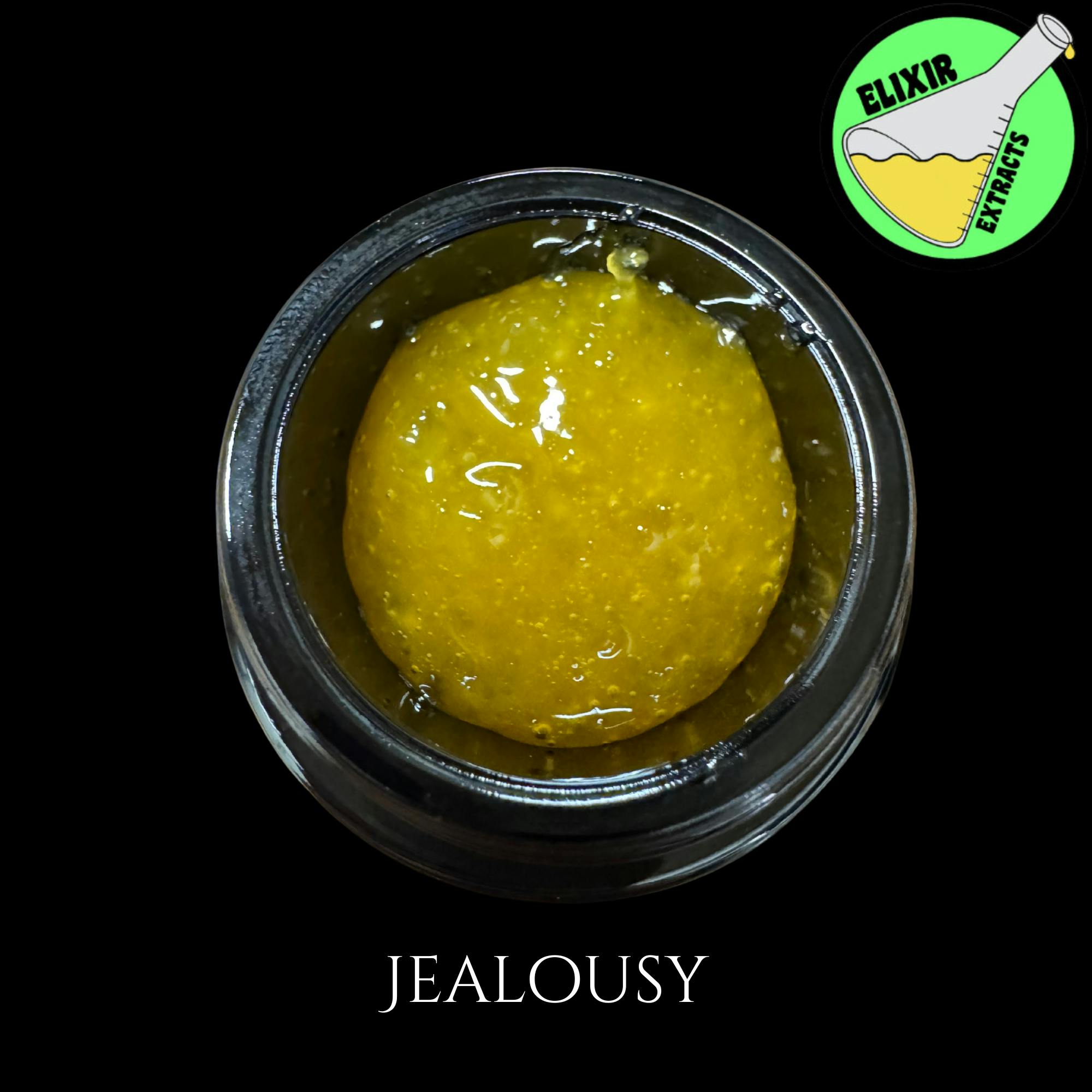 Elixir Extracts - Jealousy Cured Resin Baller Jar (3.5) - 1