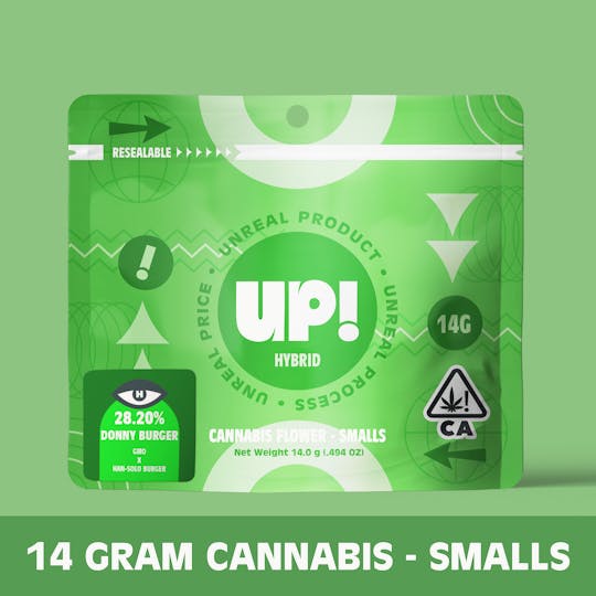 UP! - Donny Burger (Hybrid) Cannabis Smalls 14g - 1