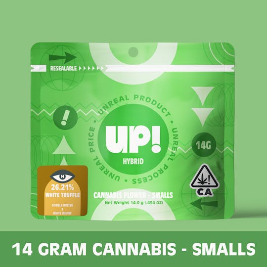 UP! - White Truffle (Hybrid) Cannabis Smalls 14g - 1