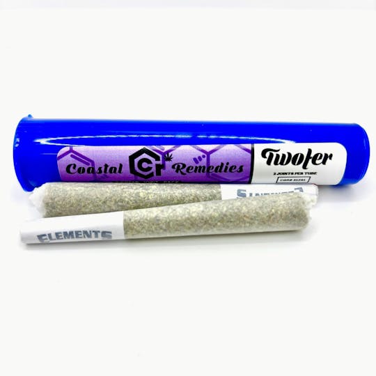 Coastal Remedies - Platinum Garlic | .75g Twofer Preroll | Coastal Remedies - 1