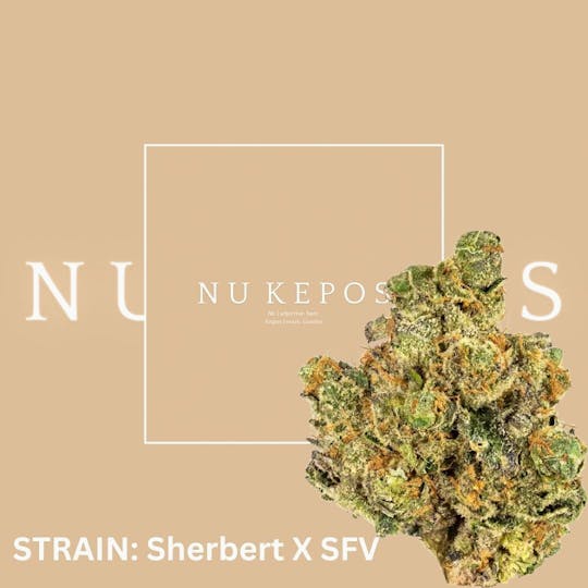 Nu Cannabis Brand - Kepos - Sherbert x SFV 14g - PREMIUM FLOWERS - 1
