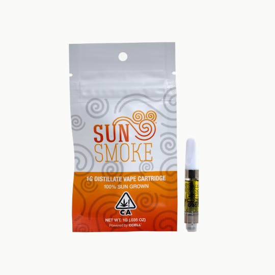 SunSmoke - SunSmoke 1g Distillate Vape Cart - Skywalker OG (I) - 1