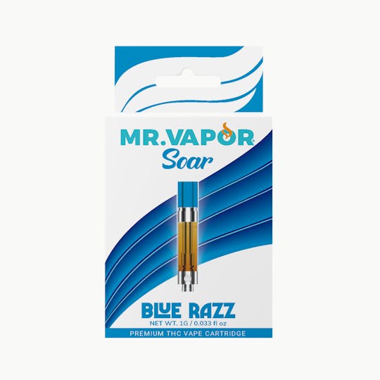 Mr. Vapor Soar - Mr. Vapor Soar - 1g Cart - Blue Razz - 1