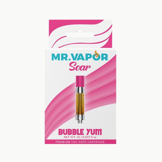 Mr. Vapor Soar - Mr. Vapor Soar - 1g Cart - Bubble Yum - 1