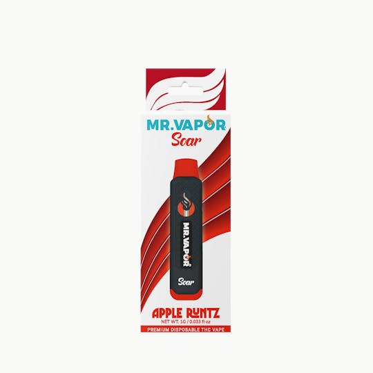 Mr. Vapor Soar - Mr. Vapor Soar - 1g Disposable - Apple Runtz - 1