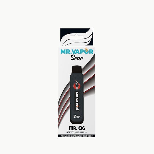 Mr. Vapor Soar - Mr. Vapor Soar - 1g Disposable - Mr. OG - 1