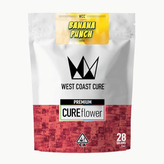West Coast Cure - Banana Punch - 28g Premium Flower - 1