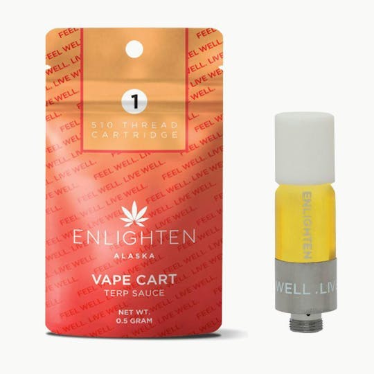 Enlighten - Blue Dream Terp Sauce Cartridge .5g - 1