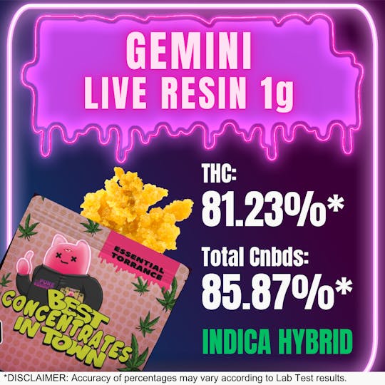 Essential Torrance - ET Gemini Live Resin - 1