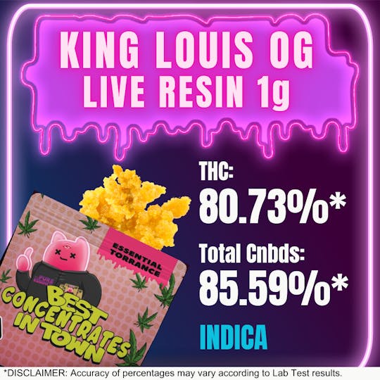 Essential Torrance - ET King Louis OG Live Resin - 1