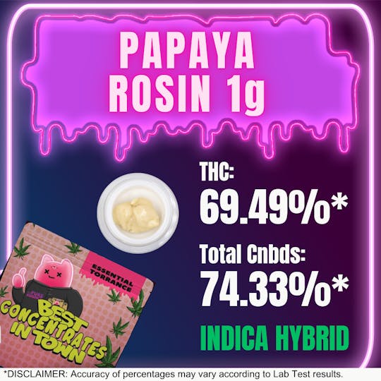 Essential Torrance - ET Papaya Bomb Rosin - 1