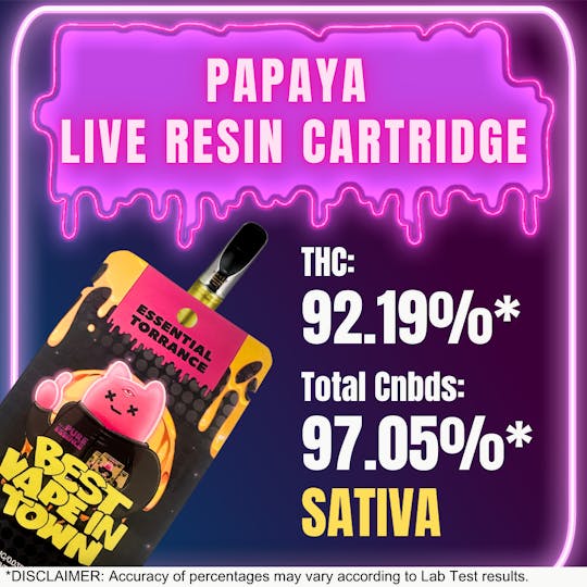 Essential Torrance - ET Papaya Live Resin Cart - 1