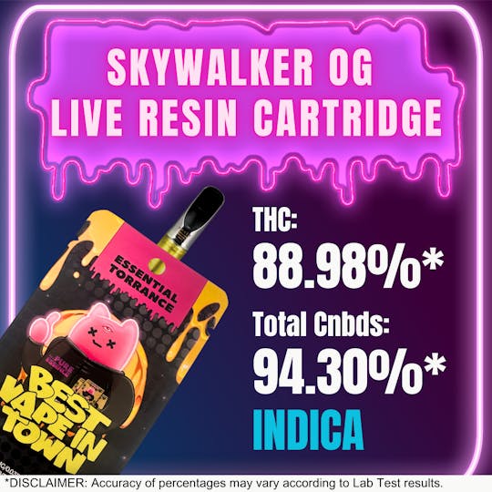 Essential Torrance - ET Skywalker Live Resin Cart - 1