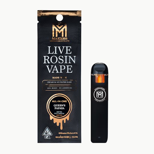 Master Makers - PAPAYA - Live Rosin Vape - Makers Reserve / All-In-One - 1