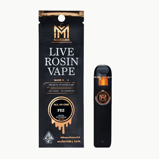 Master Makers - FEZ - Live Rosin Vape - Signature Line / All-In-One - 1