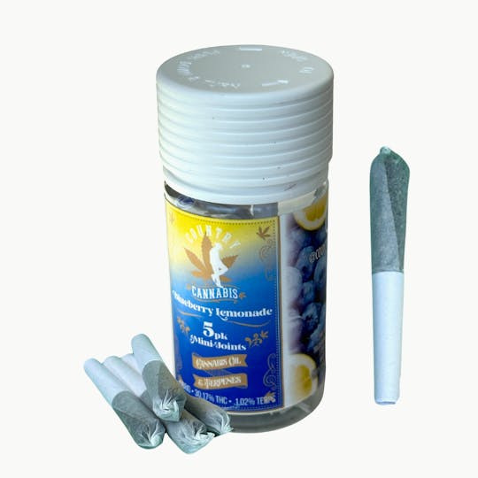 Country Cannabis - Blueberry Lemonade | Mini Infused Pre-Roll | 2G | 5pk - 1