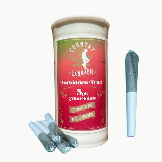 Country Cannabis - Forbidden Fruit | Mini Infused Pre-Roll | 2G | 5pk - 1