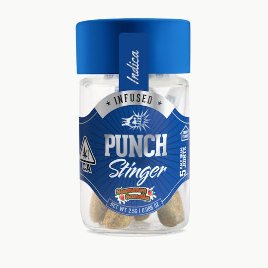 Punch Edibles & Extracts - Summer Sandia Stinger (Indica) 5 Pre-Rolls 2.5g - 1