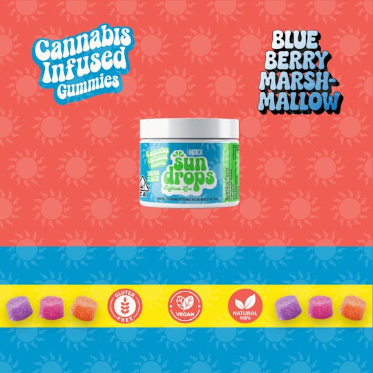 California Love - Sundrops | Blueberry Marshmallow | 10MG ea. 100MG per pkg - 1