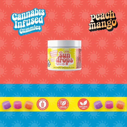 California Love - Sundrops | Peach Mango | 10MG ea. 100MG per pkg - 1
