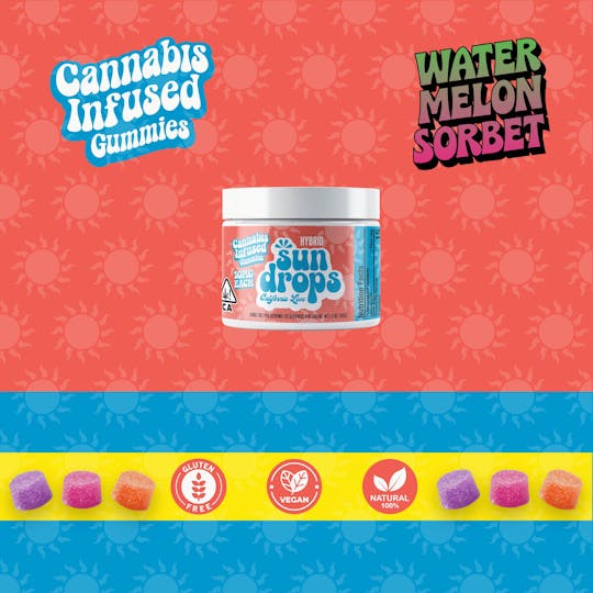 California Love - Sundrops | Watermelon Sorbet | 10MG ea. 100MG per pkg - 1