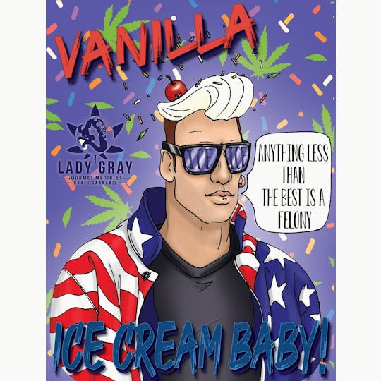 Lady Gray Gourmet Medibles - Lady Gray - Ice Cream - Vanilla - 1