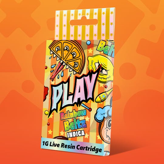 Play Michigan - Play | Rainbow Belts | 1g | Live Resin Cartridge - 1