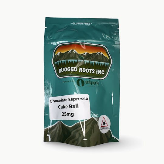Indico - Chocolate Espresso Cake Ball 25mg - Rugged Roots - 1